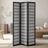 Room Divider Japanese Wall Divider 3 Panel Screen for Room Separation