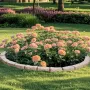 Faux Stone Landscape Edging, 46.4 x 2.2 in Realistic Lawn Edging, Flexible Brick-Sized Garden Edging Border with Anchoring Spike
