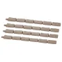 Faux Stone Landscape Edging, 46.4 x 2.2 in Realistic Lawn Edging, Flexible Brick-Sized Garden Edging Border with Anchoring Spike