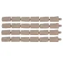 Faux Stone Landscape Edging 46,2 x 2,2 i haven græsplæne til