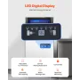 Commercial Ice Maker Machine, 80lbs/24H Ice Maker Machine with 28lbs Storage Capacity, 36 Ice Cubes in 15 Minutes, LED Digital D