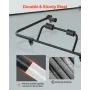 Hardtop Storage Cart, Moveable Sturdy Hard Top Cart, with 3-Adjustable Holes & Thickened Soft Padding, Hardtop Storage Rack with