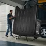 Hardtop Storage Cart, Moveable Sturdy Hard Top Cart, with 3-Adjustable Holes & Thickened Soft Padding, Hardtop Storage Rack with