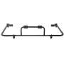 Hardtop Storage Cart, Moveable Sturdy Hard Top Cart, with 3-Adjustable Holes & Thickened Soft Padding, Hardtop Storage Rack with
