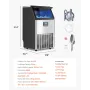 Commercial Ice Maker Machine, 100lbs/24H Ice Maker Machine with 33lbs Storage Capacity, 45 Ice Cubes in 15 Minutes, LED Digital 