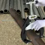 Ultra Clamp, 2 to 6 In Diameter, High Strength Pipe Clamp with Quick Acting Screws, Steel Pipe Alignment Tool with Lightweight D