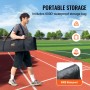 I Screen Baseball for Batting Cage, 7x4 ft Baseball Softball Safety Screen, Body Protector Portable Batting Screen with Carry