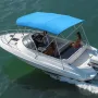 4 Bow Boat Bimini Tops 96 "LX (97" -103 ") W Markise Top