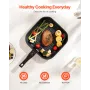 17 Piece Pots and Pans Set, Granite Nonstick Detachable Handle Cookware, Space Saving Induction Cookwares, Kitchen RV Cooking Se