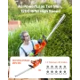 Electric Hedge Trimmer, 1200 RPM, Cordless Hedge Trimmer for Low Branch, 20V 2A Battery, Bush Trimmer with 20 in Dual Action Bla