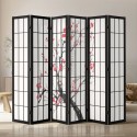 Room divider japansk rumskærm divider 6 panel til rumskilt