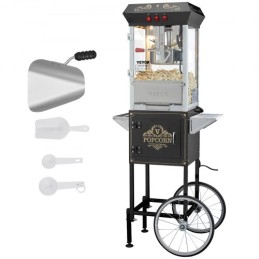 Popcorn Popper Machine med Cart Popcorn Maker 850W 8 oz 48 kopper sort