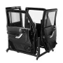 Jeep Door Storage Cart, 4 Doors Moveable Storage Cart Rack with Thickened Rubber Cushion, Sturdy Car Door Holder Cart Fit for Je