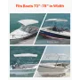 4 Bow Boat Bimini Tops 96 "LX (73" -78 ") W x 54" H Markise