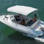 4 Bow Boat Bimini Tops 96 "LX (73" -78 ") W x 54" H Markise