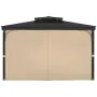 Gazebo Privacy Curtain 12 'x 10' x 7 'Vandtæt lysthus gardiner