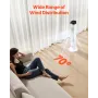 Tower Fan, 22 ft/s Velocity Quiet Floor Fan, 70° Oscillating Fans for Indoors with 3 Speeds, 4 Modes, 12H Timer, Portable Standi
