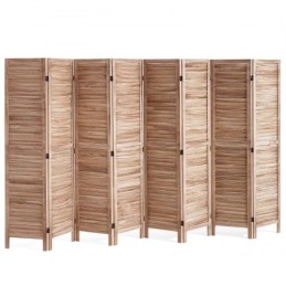 Wood Room Divider Wooden Screen 8 Panel for Room SeparationÂ Home Office