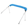 3 Bow Boat Bimini Tops, 600D Polyester Canopy with Aluminum Alloy Frame, Waterproof & Sun Shade Boat Awning Canopy with Storage 