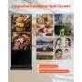 55 "Digital skiltning Display Touch Screen 4K UHD LCD Floor
