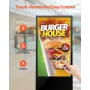 43 "Digital skiltning Display Touch Screen 2K UHD LCD Floor