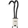 Loddefumeekstraktor, 150W 106 CFM Røgabsorber, 3-trins filtre 3