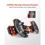 Seamless Seam Setter, 2 Packs Granite Seam Setter with 6 in Vacuum Suction Cups, Seam Joiner for Seam Joining & Leveling, 90°-12