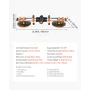 Seamless Seam Setter, 2 Packs Granite Seam Setter with 6 in Vacuum Suction Cups, Seam Joiner for Seam Joining & Leveling, 90°-12