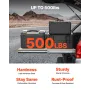 1 Pair Full Extension Drawer Slides 18 20 22 28 30 32 36 38 40 44 48 52 56 60 in, 500 lbs Load Capacity Locking Drawer Slides, B