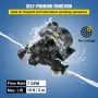 Washdown Pump, 12V DC, 26 L/min(7 GPM) 4 bar(60 PSI), Max. 3 m(10 FT) Lift Self Priming Water Pump, with EPDM Valve, Universal S