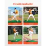 90 i pitching haug bærbar kande haug baseball softball træning