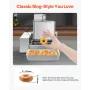 Commercial Automatic Donuts Machine, 4 Rows Donuts Making Equipment, 240 pcs/hour Electric High Power Doughnut Maker, Stainless 