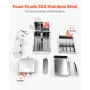 Commercial Automatic Donuts Machine, 4 Rows Donuts Making Equipment, 240 pcs/hour Electric High Power Doughnut Maker, Stainless 