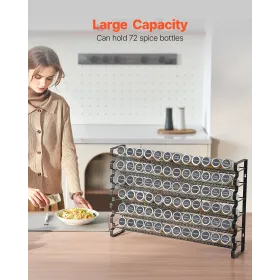 Spice Rack Organizer til kabinet køkken krydderi -arrangør 23x16 i