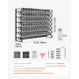 Spice Rack Organizer til kabinet køkken krydderi -arrangør