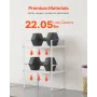 Adjustable Kitchen Cabinet Shelf Organizer, Expandable 2 Tier Cabinet Shelf, Stackable Countertop Organizers and Storage Shelf R