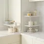 Adjustable Kitchen Cabinet Shelf Organizer, Expandable 2 Tier Cabinet Shelf, Stackable Countertop Organizers and Storage Shelf R