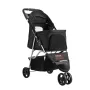 Pet Stroller, 35 lbs Weight Capacity, Foldable Dog Stroller Cart, 3 Wheels Cats Stroller with Mesh Windows and Cup Holders, Port