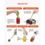 Canning Supplies Starter Kit, 9 Pieces Stainless Steel Water Bath Canning Kit for Beginners, Canning Tools Set: Rack, Ladle, Mea