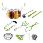Canning Supplies Starter Kit 9 stykker rustfrit stål vandbad