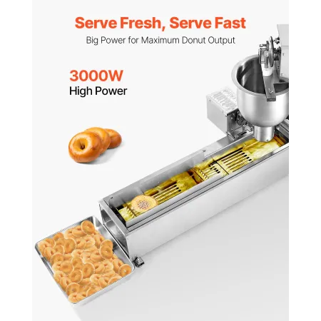 Commercial Automatic Donuts Machine Donut Maker Single Row 90