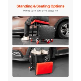 Mekanisk afføring Rullearbejde Sæde 300 lbs Belastningssæde/trin afføring med hjul