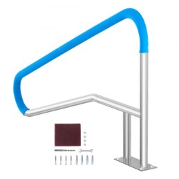 Pool Handrail 54 x 36 inch Stainless Steel with Base Plate for Spas