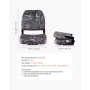 Boat Seat, Low Backrest, Folding Fishing Boat Seat with Thickened Sponge Cushion & PU Polyester Fabric, Strong PP Frame, Flip Up