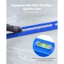 Concrete Screed, 48 Inch Screed with Level Vial, Easy Cleanup & End Cap Design, Aluminum Lightweight & Reversable Handle for Lev