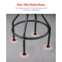 Værkstedsskammel, justerbar højde, garagearbejdssæde, 136 kg