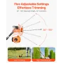 Udvidelig trådløs elektrisk hedge trimmer 20V 1200RMP med 20in