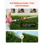 Electric Hedge Trimmer, 1200 RPM, 6.2 - 7.8 Ft Extendable, Pole Hedge Trimmer for High Branch, 20V Battery, Cordless Hedge Trimm