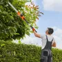 Electric Hedge Trimmer, 1200 RPM, 6.2 - 7.8 Ft Extendable, Pole Hedge Trimmer for High Branch, 20V Battery, Cordless Hedge Trimm