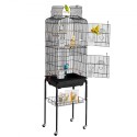 Large Bird Cage 62 in Rolling Metal Parakeet Cage for Cockatiels Parrot